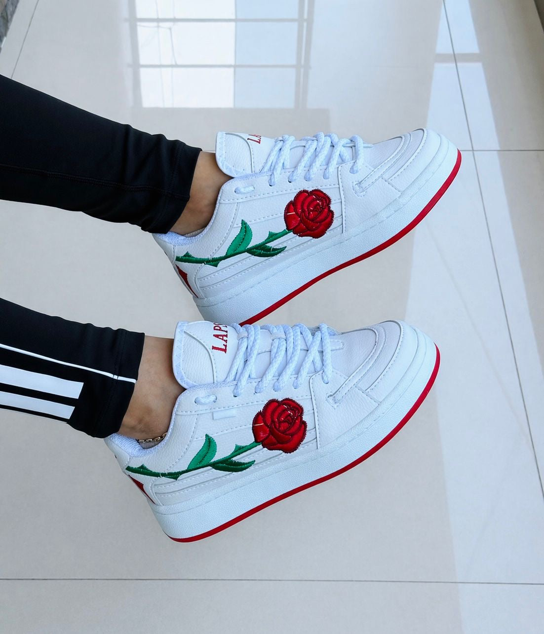 Tenis deportivo rosa